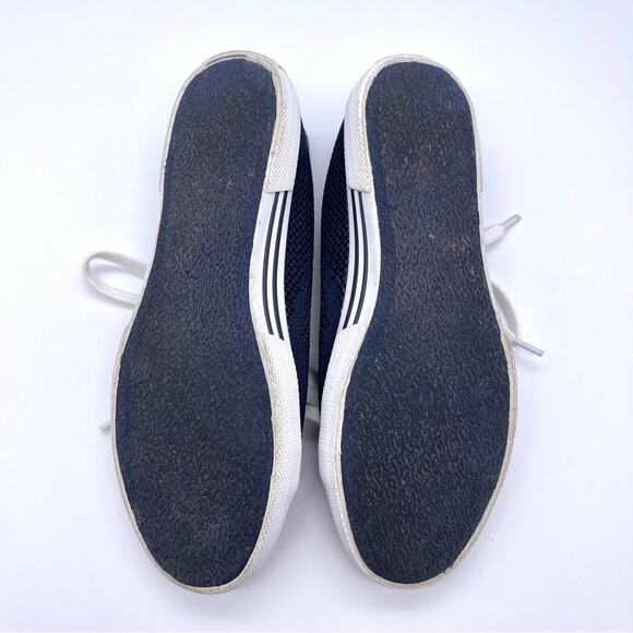 Lands' End Navy Blue Classic Mesh Lace Up Walking Athletic Sneakers - Size 7 - Picture 8 of 11